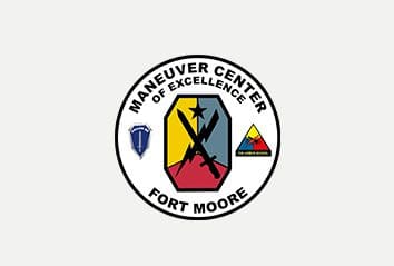 Maneuver Center of Excellence Fort Moore emblem